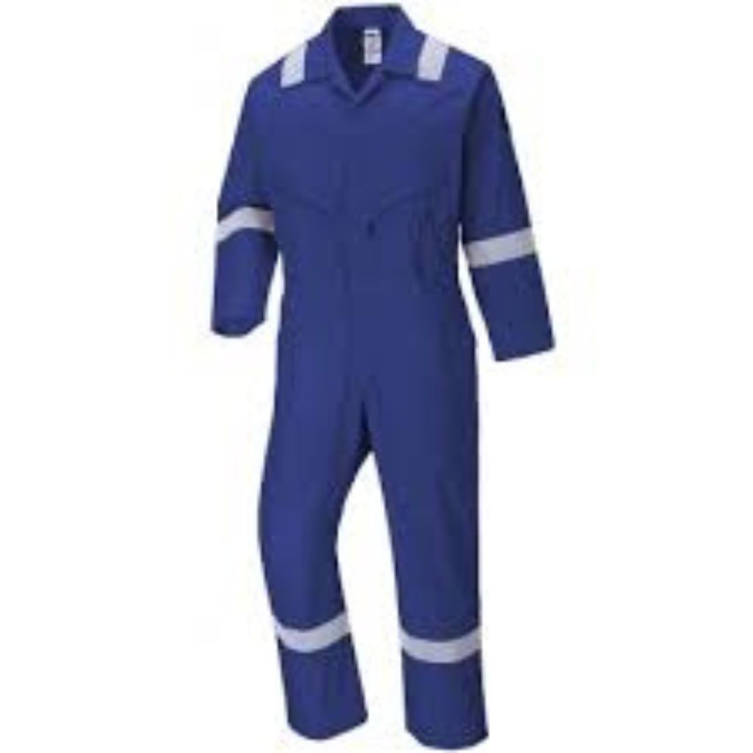 blue colour 100% Cotton Coverall-Safety Product Spplier -Azrin Trading