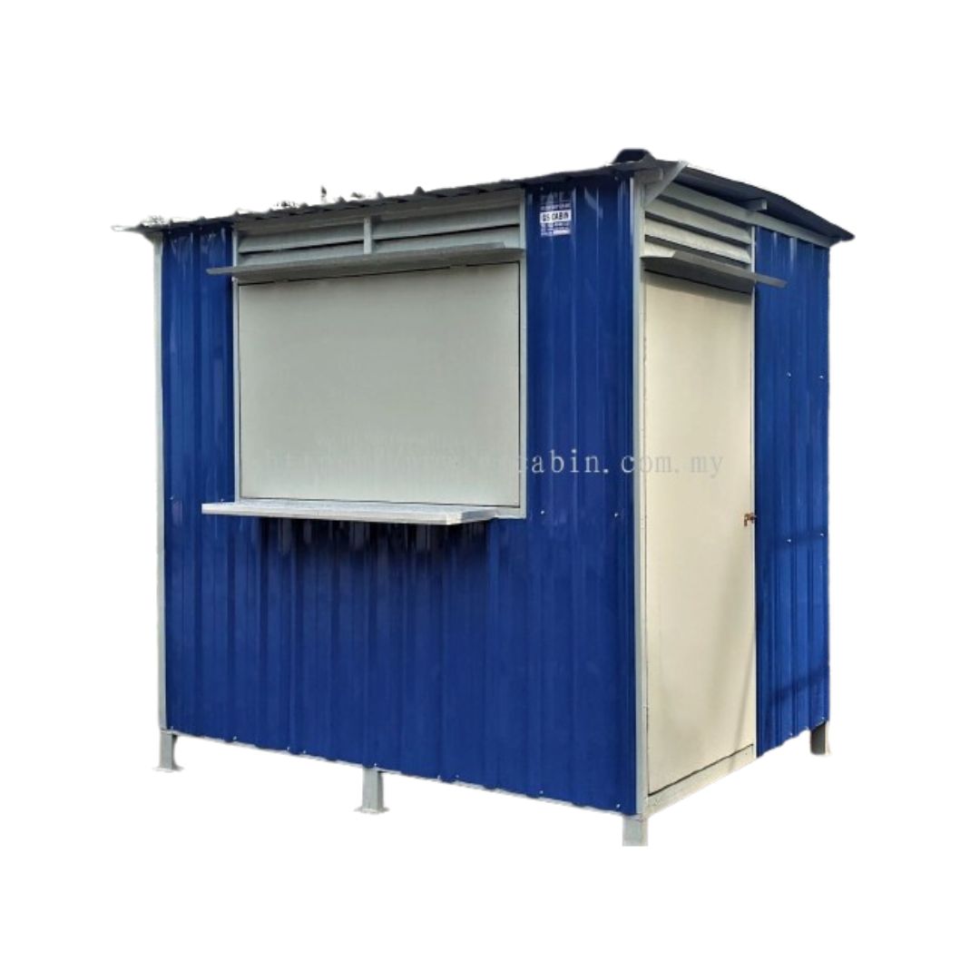 Blue & White Portable Kiosks-Portacabins-Azrin Trading