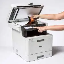 white colour Brother MFC-L8900CDW printer