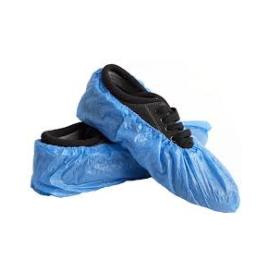 Disposable blue  colour Shoe Cover-Safety Product Supplier in Qatar-Azrin Trading