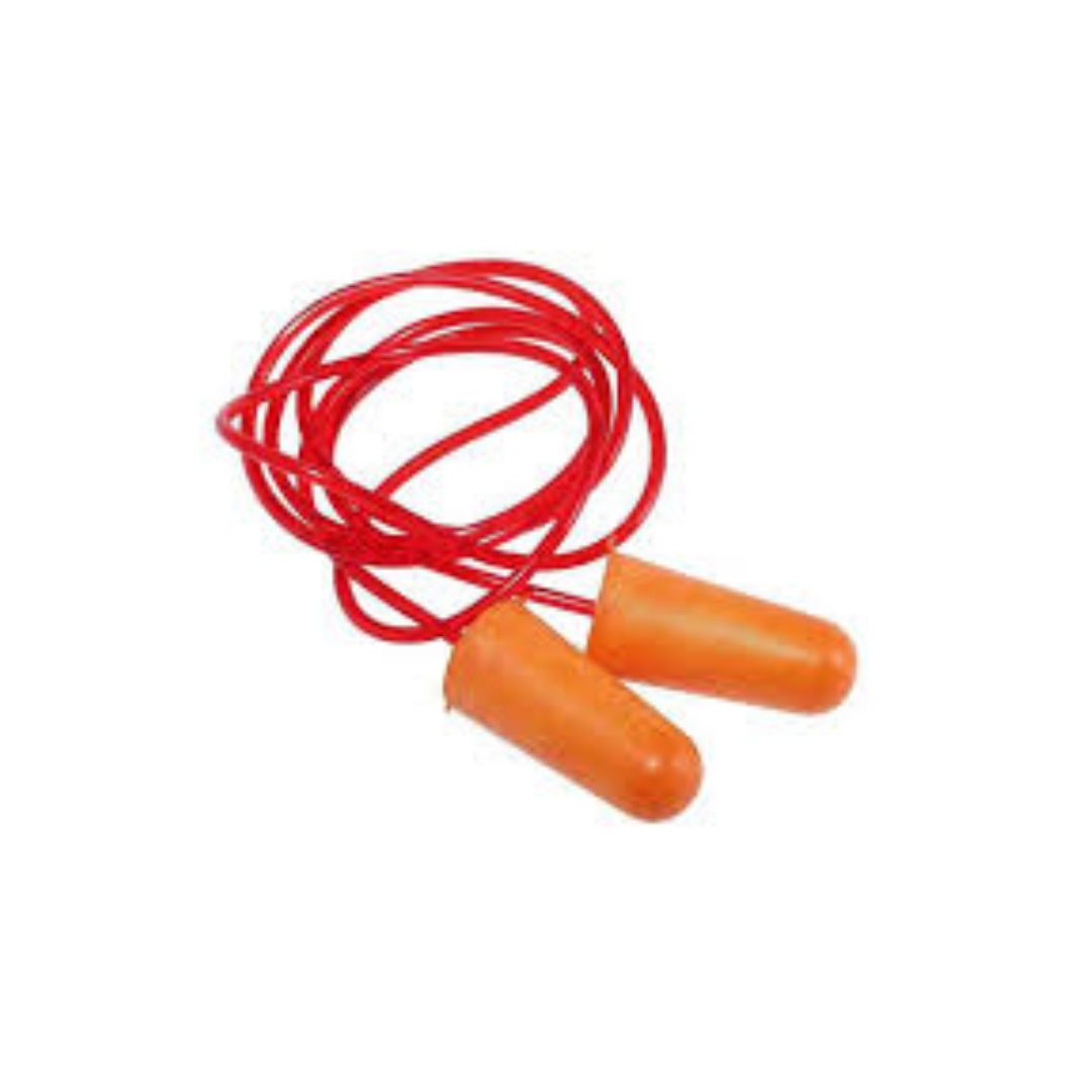 Orange Colour Ear Muffs-Safety Product Supplier in Qatar-Azrin Trading