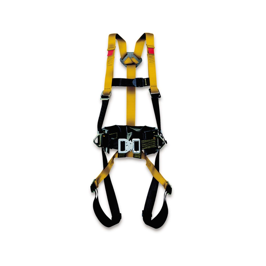 Yellow and Black colour Safety Harness-Safety Product Supplier in Qatar-Azrin Trading