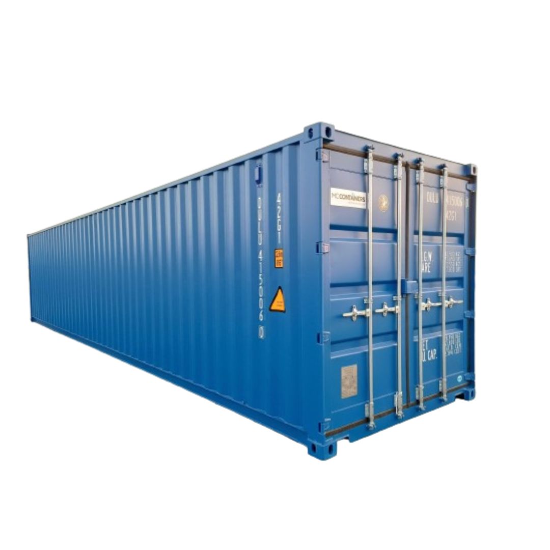 Blue colour Shipping Container-Portacabin in Qatar-Azrin Trading