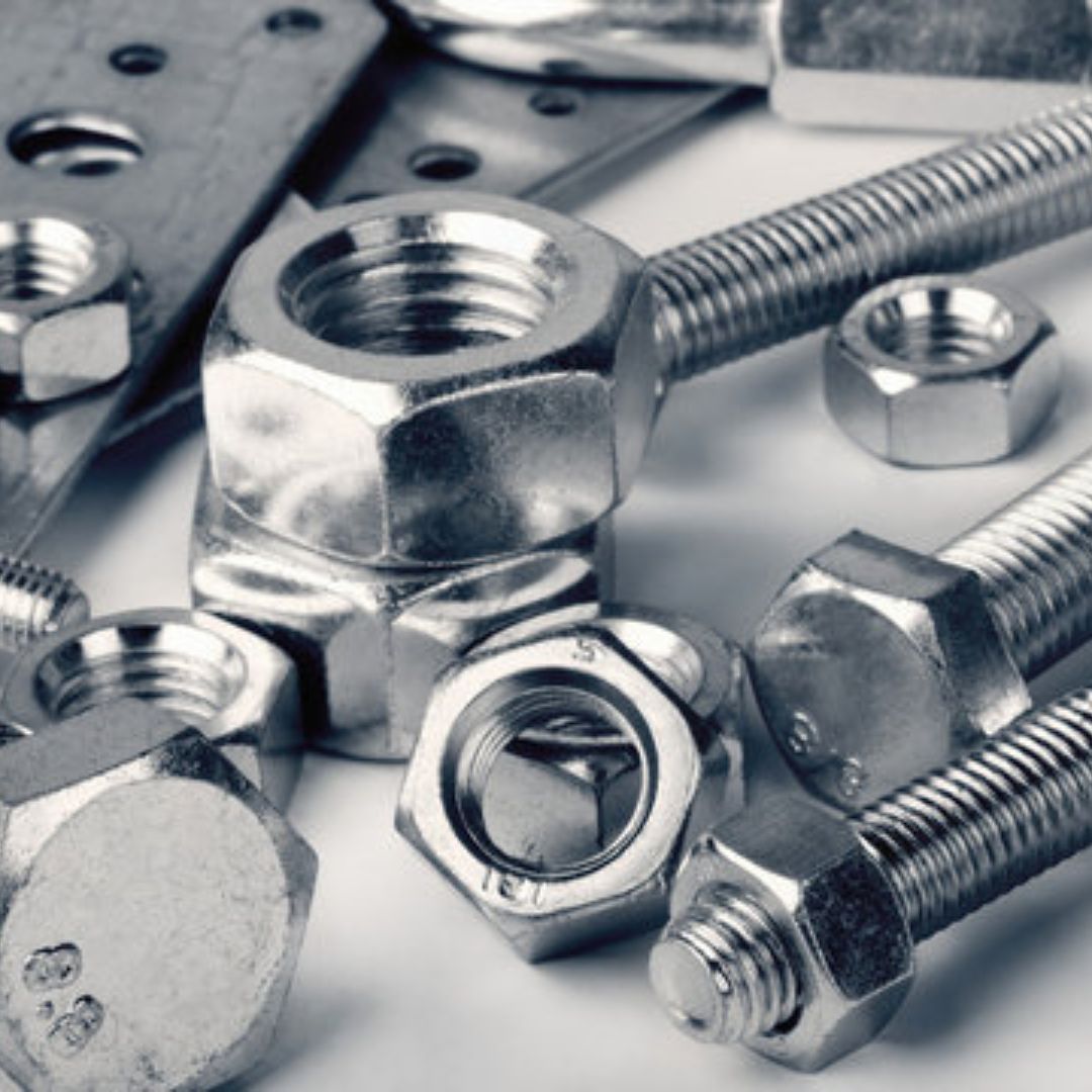 a collection of fasteners 