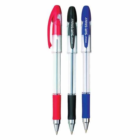 A collection of high-quality pens showcasing a variety of colors and designs suitable for professional use. The assortment includes a red-capped pen with a clear body, a sleek black Staedtler pen, and a blue-capped pen with a transparent body, all equipped with silver tips and clips for convenience