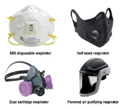 collection of respiratory protectors